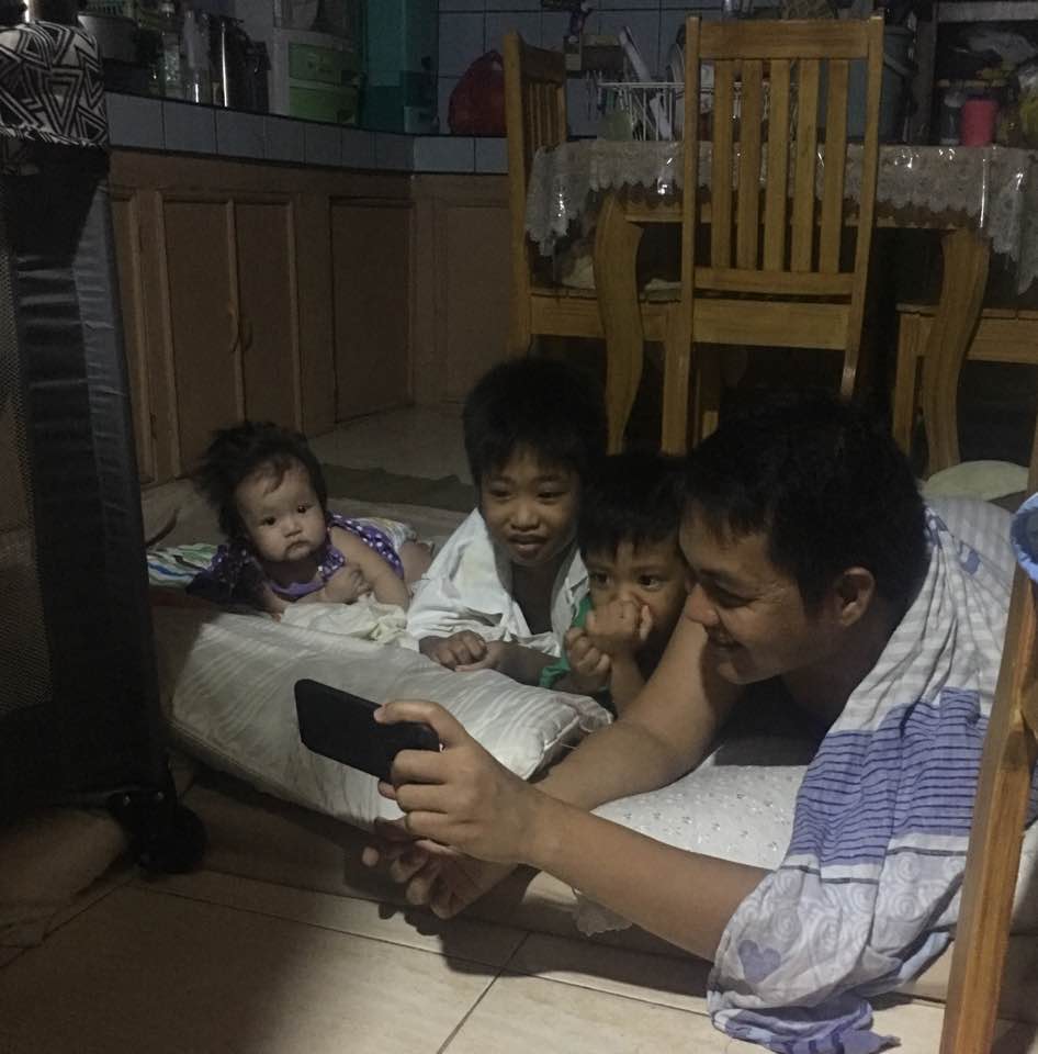 Of course, one of the perks of working online is being able to spend more time with the kids.